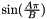 $ \sin(\frac{A\pi}{B})$