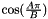 $ \cos(\frac{A\pi}{B})$